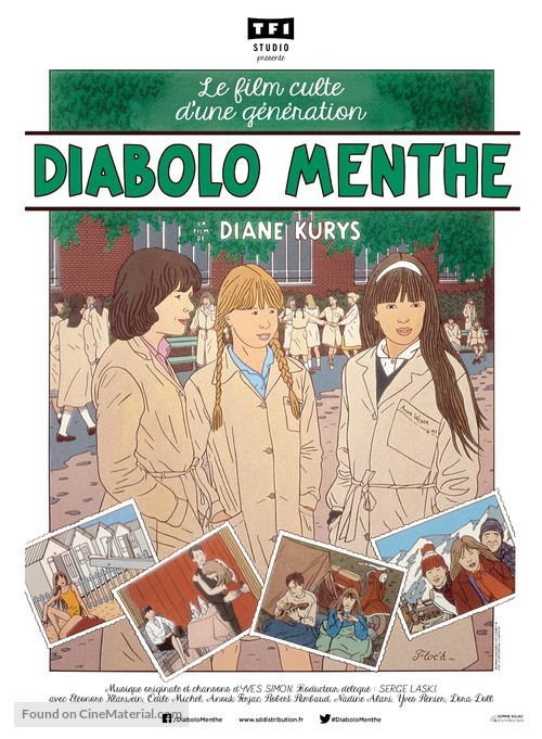 Diabolo menthe - French Re-release movie poster