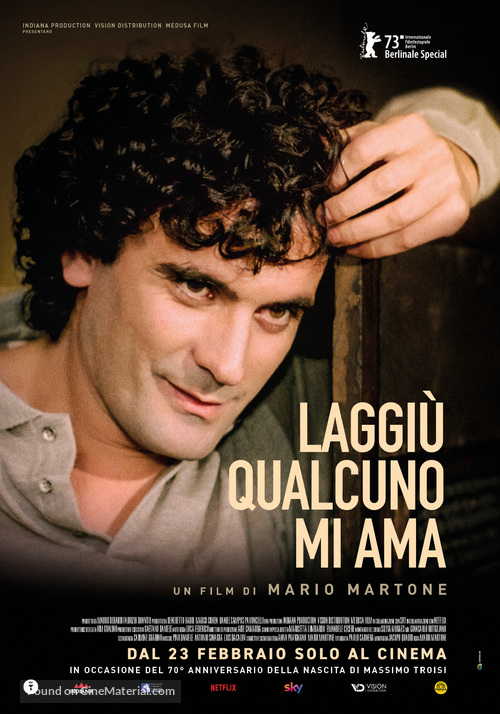 Laggi&ugrave; qualcuno mi ama - Italian Movie Poster