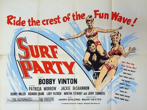 Surf Party - British Movie Poster
