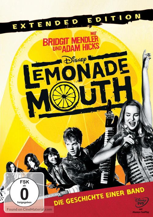 Lemonade Mouth - German DVD movie cover