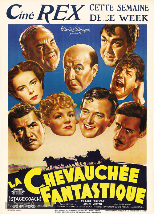 Stagecoach - Belgian Movie Poster
