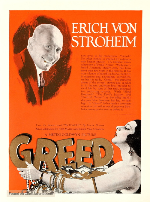 Greed - poster