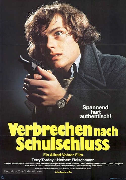 Verbrechen nach Schulschlu&szlig; - German Movie Poster