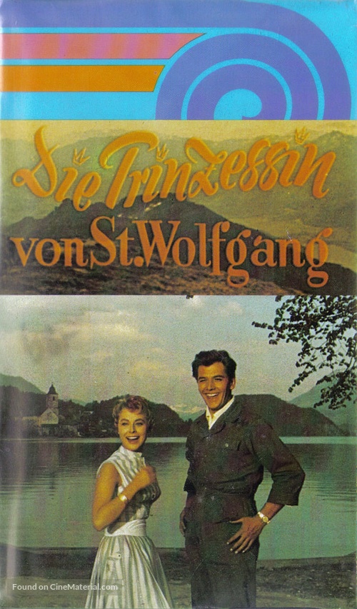 Die Prinzessin von St. Wolfgang - German VHS movie cover