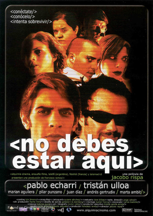 No debes estar aqu&iacute; - Spanish poster