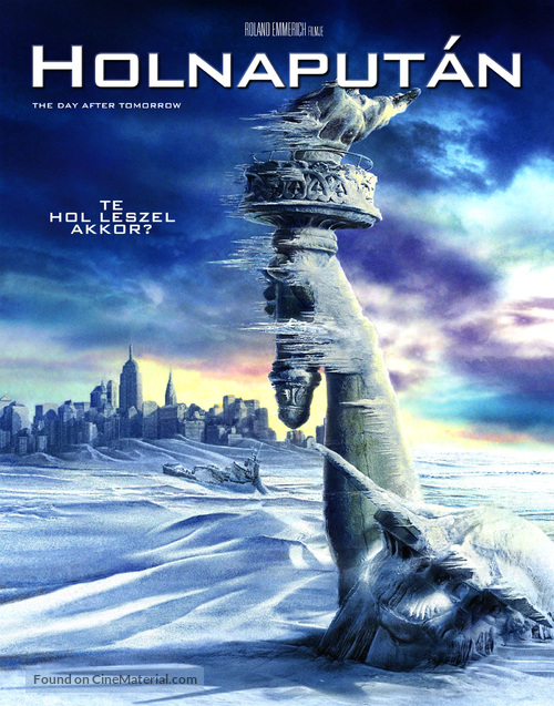The Day After Tomorrow - Hungarian DVD movie cover