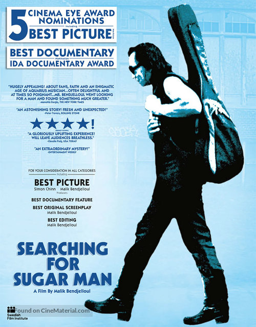 Searching for Sugar Man - For your consideration movie poster