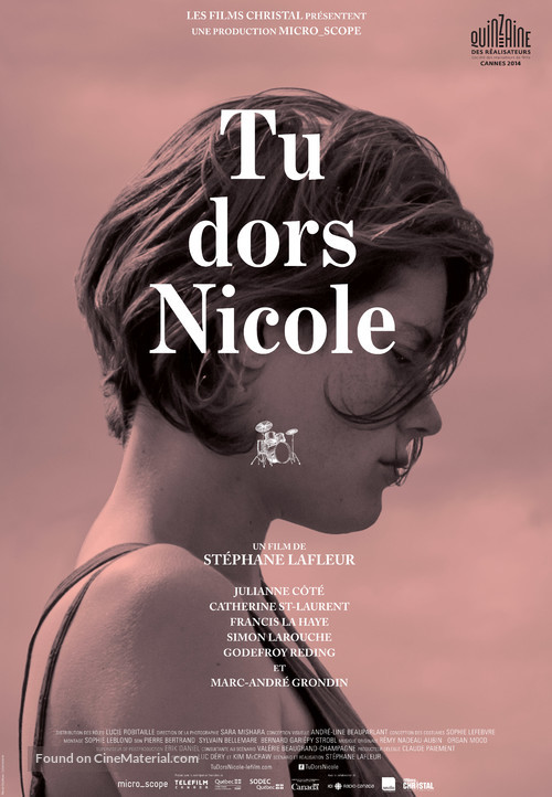 Tu dors Nicole - Canadian Movie Poster