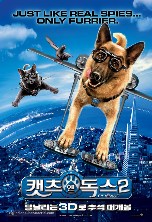 Cats &amp; Dogs: The Revenge of Kitty Galore - South Korean Movie Poster