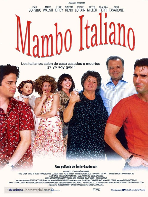 Mambo italiano - Spanish Movie Poster
