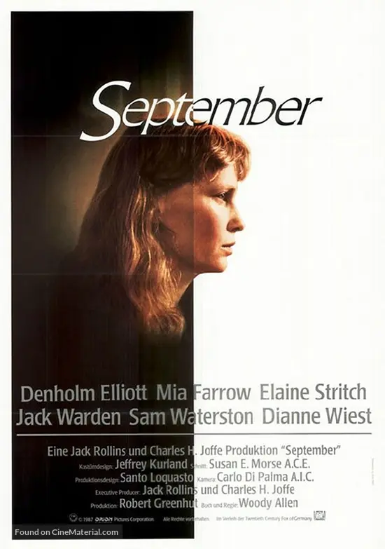 September - German Movie Poster