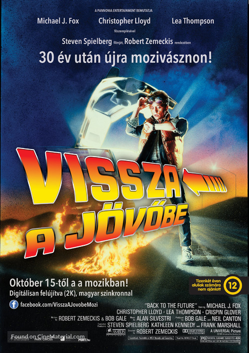 Back to the Future - Hungarian Movie Poster