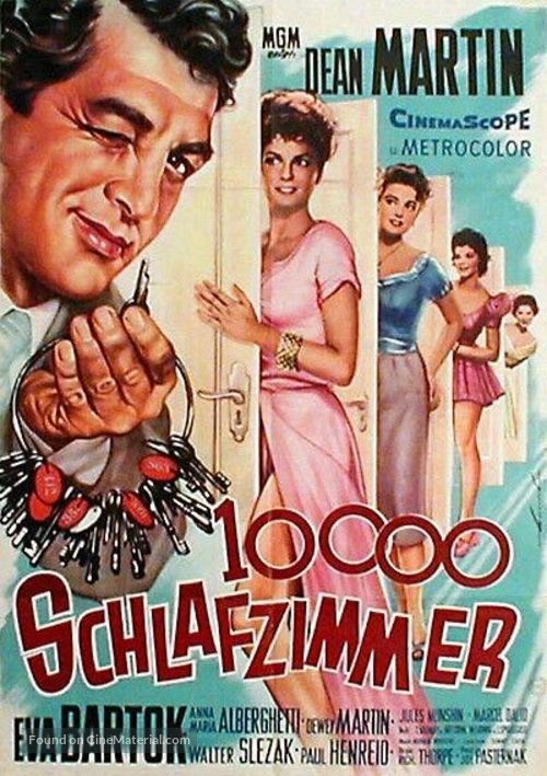 Ten Thousand Bedrooms - German Movie Poster