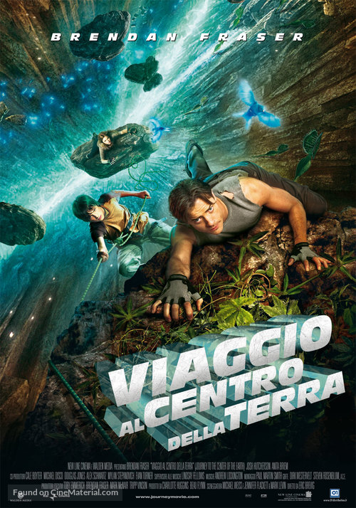 Journey to the Center of the Earth - Italian Movie Poster