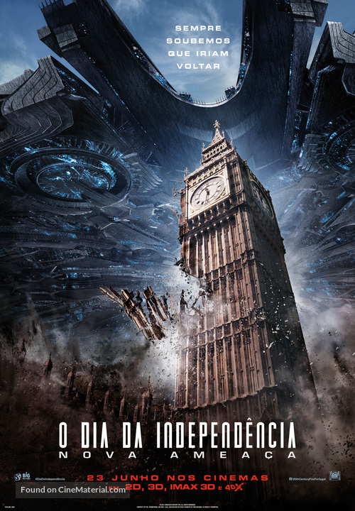 Independence Day: Resurgence - Portuguese Movie Poster