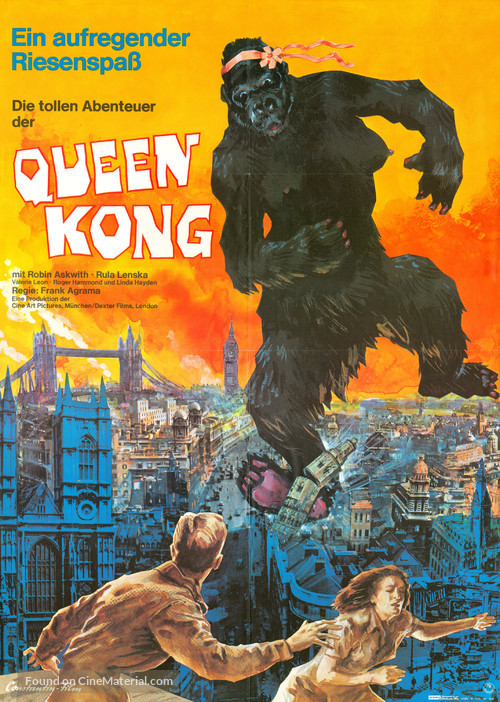 Queen Kong - German Movie Poster