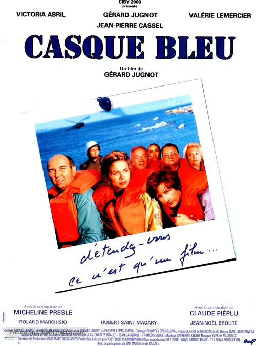 Casque bleu - French Movie Poster