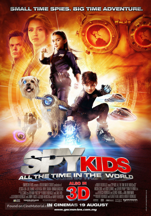 Spy Kids: All the Time in the World in 4D - Malaysian Movie Poster