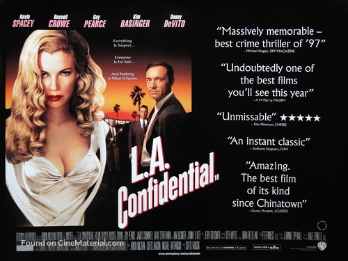 L.A. Confidential - British Movie Poster