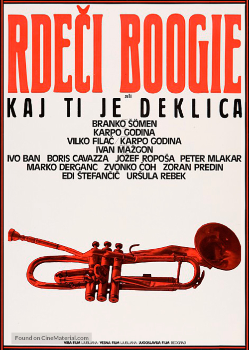 Rdeci boogie ali Kaj ti je deklica - Yugoslav Movie Poster