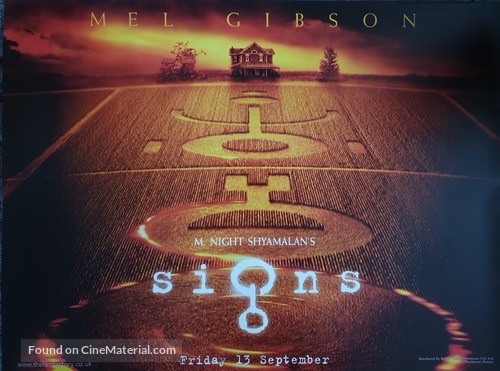 Signs - British Movie Poster