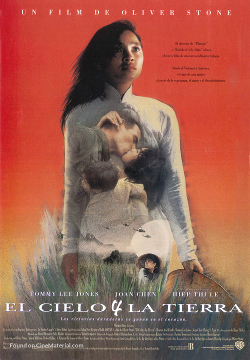 Heaven &amp; Earth - Spanish Movie Poster