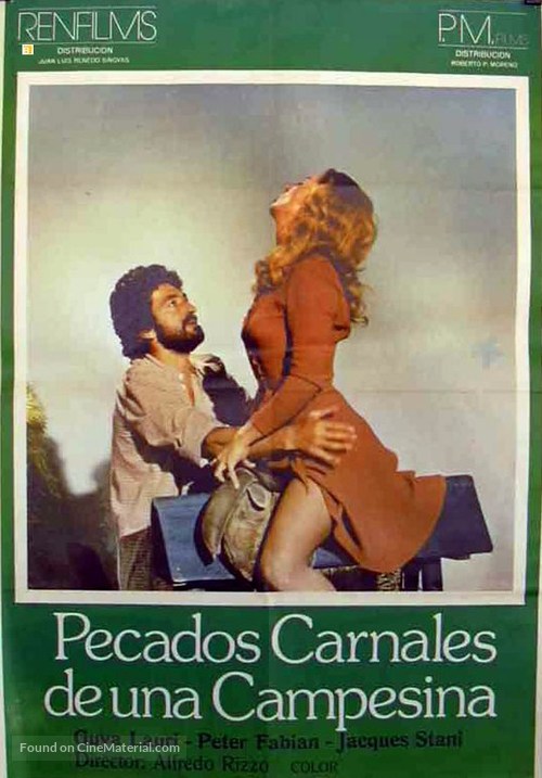 Peccati di una giovane moglie di campagna - Spanish Movie Poster