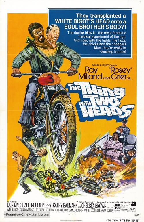 The Thing with Two Heads - Movie Poster