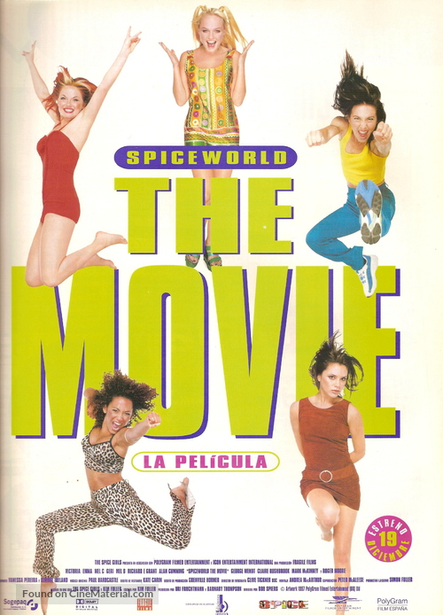 Spice World - Spanish Movie Poster