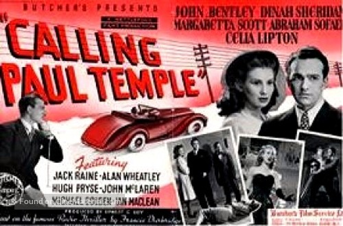 Calling Paul Temple - British Movie Poster