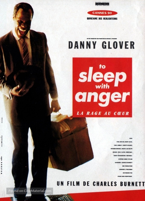 To Sleep with Anger - French Movie Poster