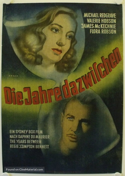 The Years Between - German Movie Poster