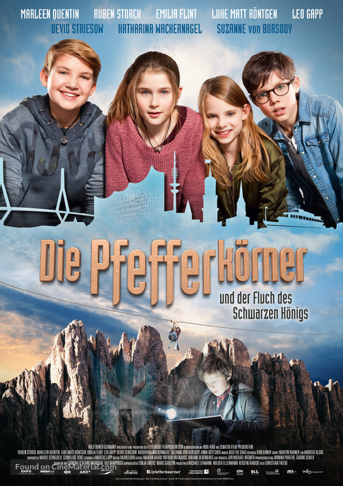 Die Pfefferk&ouml;rner und der Fluch des schwarzen K&ouml;nigs - German Movie Poster