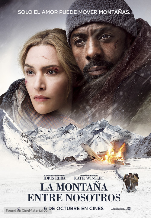 The Mountain Between Us - Spanish Movie Poster