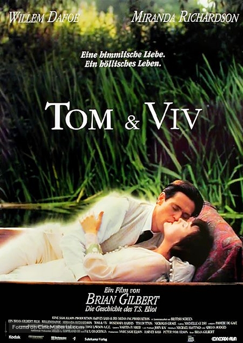Tom &amp; Viv - German Movie Poster