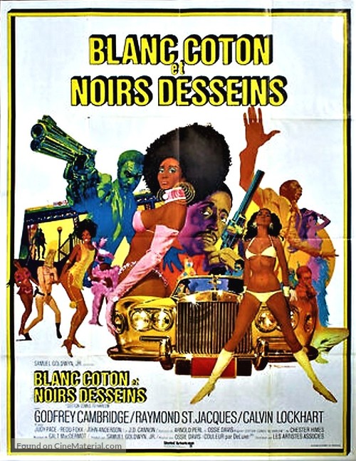Cotton Comes to Harlem - French Movie Poster