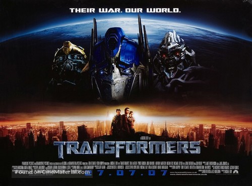 Transformers - British Movie Poster