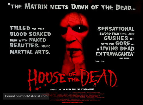 House of the Dead - British Movie Poster