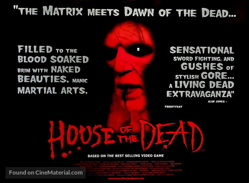 House of the Dead - British Movie Poster