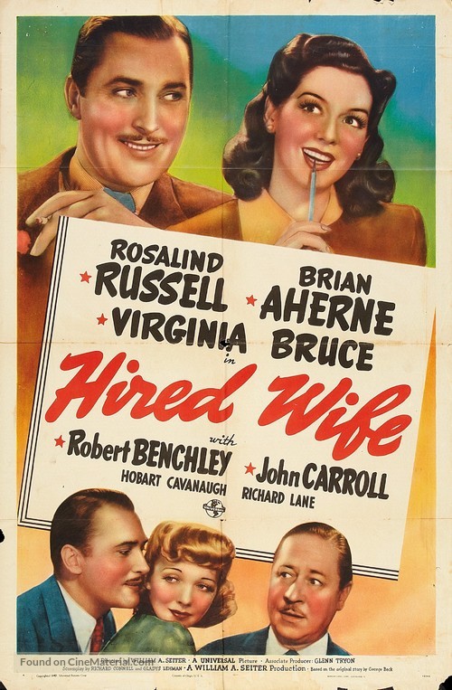 Hired Wife - Movie Poster