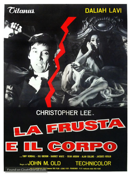 La frusta e il corpo - Italian Movie Poster