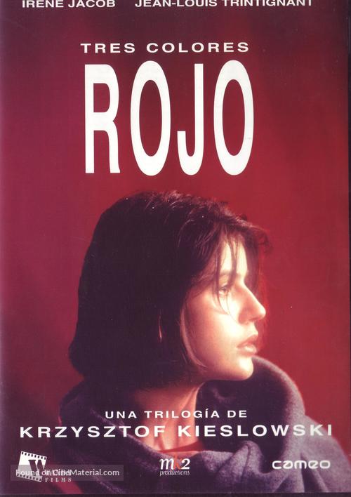 Trois couleurs: Rouge - Spanish DVD movie cover