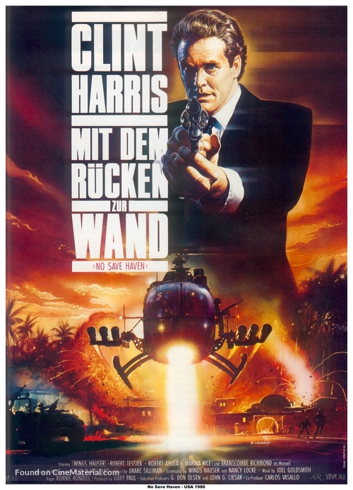 No Safe Haven - German Movie Poster
