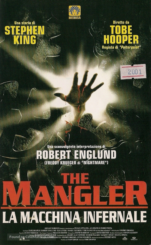 The Mangler - Italian Movie Cover
