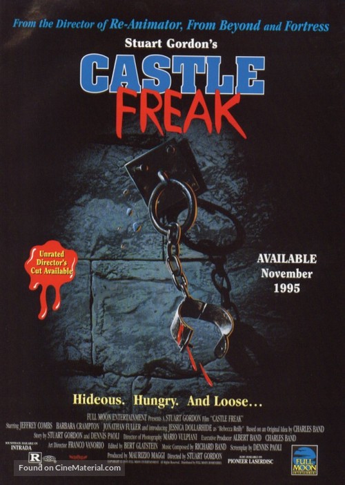 Castle Freak - Video release movie poster