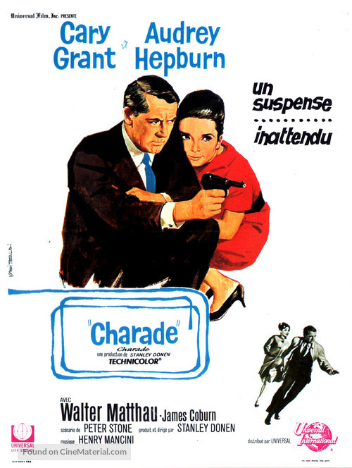 Charade - French Movie Poster