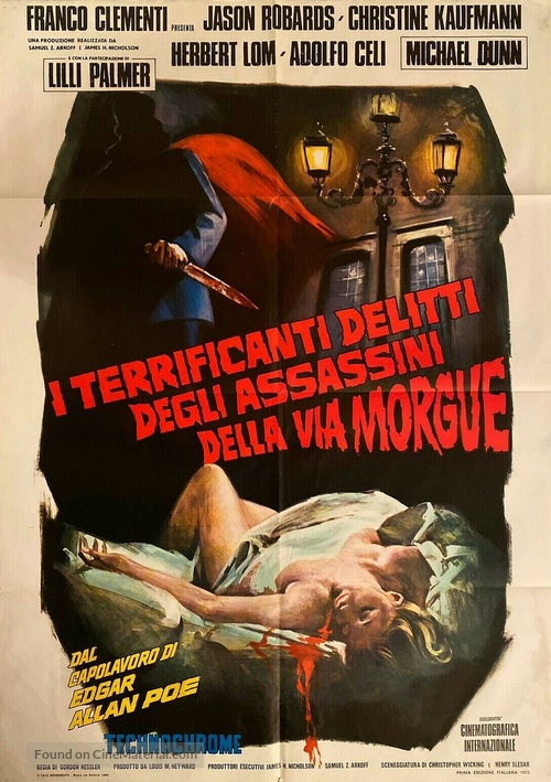 Murders in the Rue Morgue - Italian Movie Poster