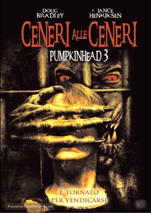 Pumpkinhead: Ashes to Ashes - Italian DVD movie cover
