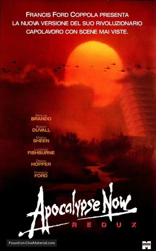 Apocalypse Now - Italian VHS movie cover