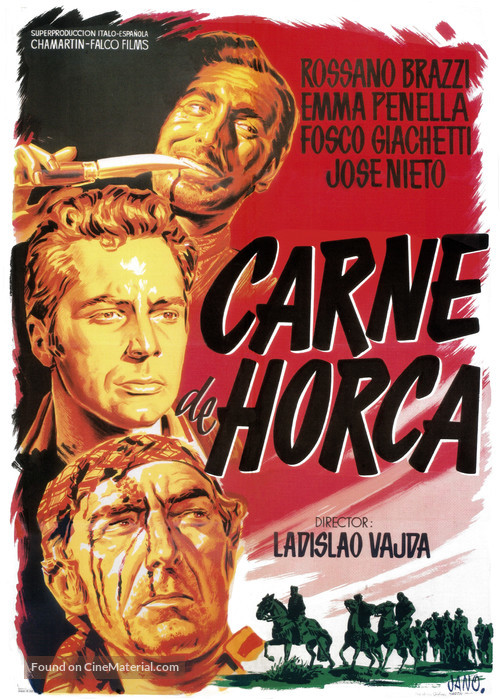 Carne de horca - Spanish Movie Poster